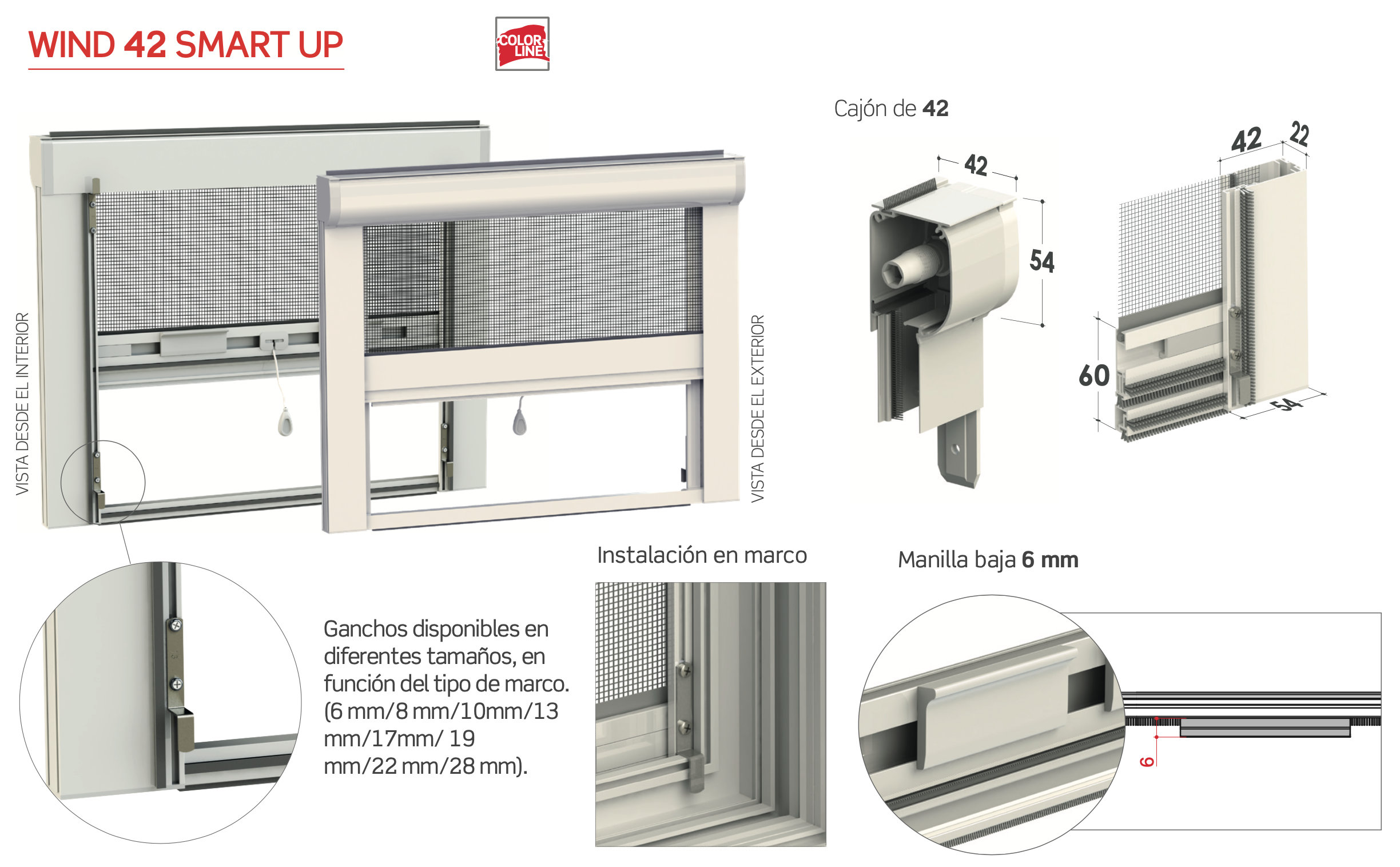 Mosquitera Wind 42 Smart Up